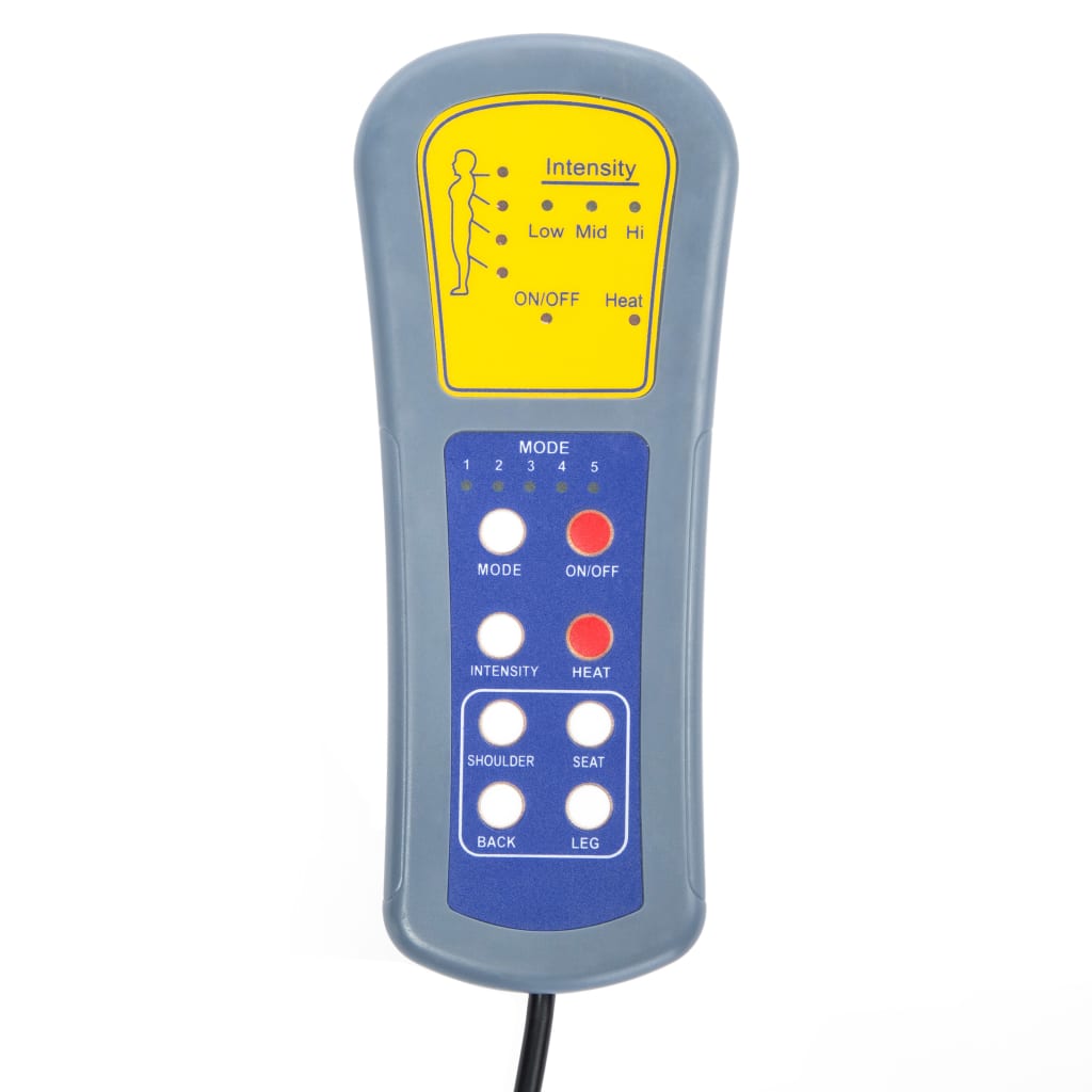 vidaXL Massage Recliner Chair Electric Push Cozy Armchair for Elderly Fabric