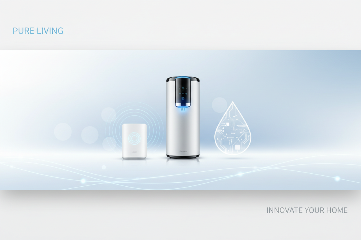 净水和电子家居产品海报