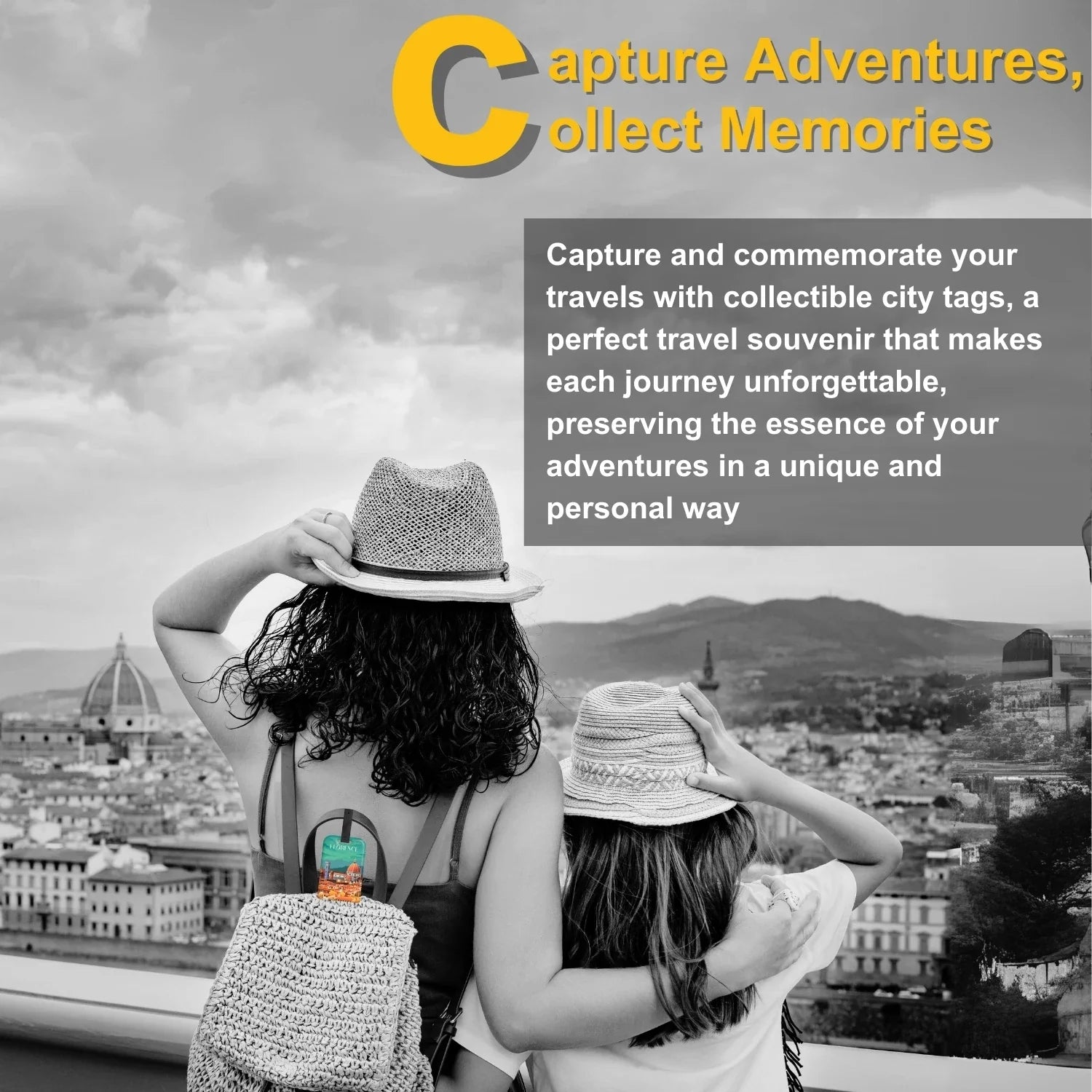 Smart Bag Security Tag - Florence [Pack 2]