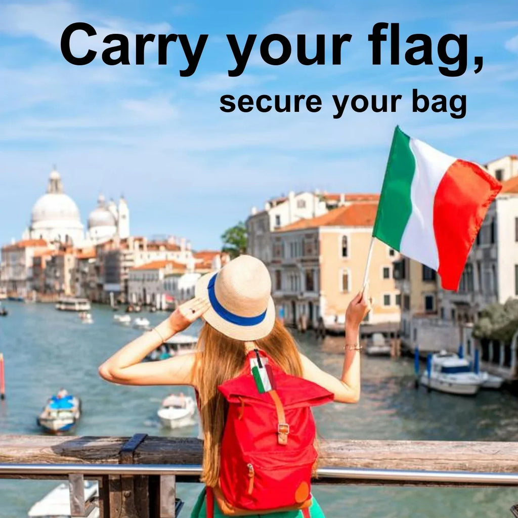 Smart Bag Security Tag - Italy Flag [Pack 2]