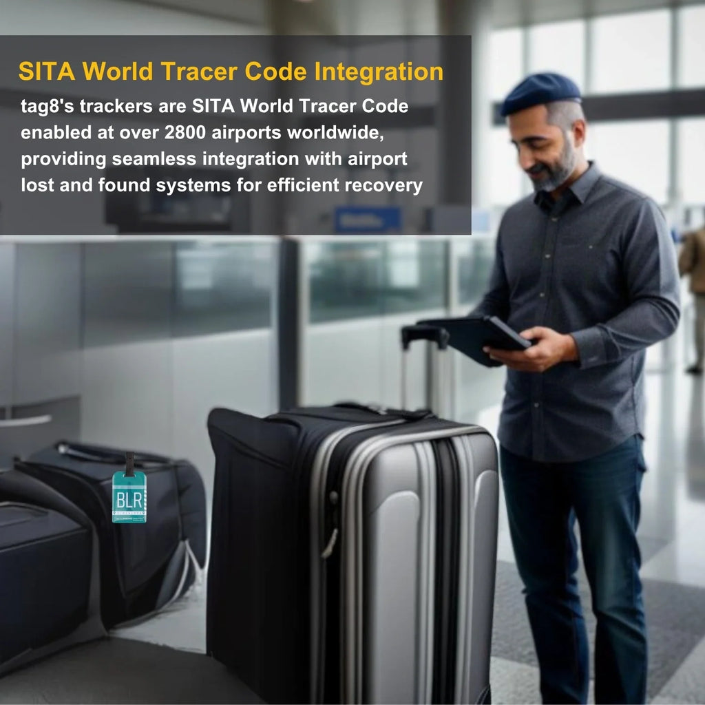 Smart Bag Security Tag - Bengaluru (BLR)  [Pack 2]