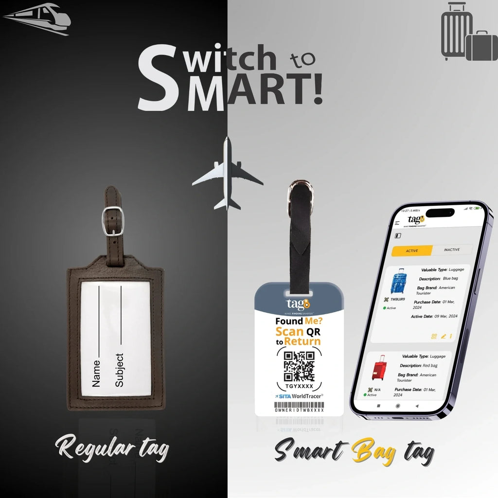 Smart Bag Security Tag - San Francisco  [Pack 2]